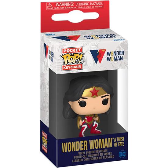 DC Comics: Wonder Woman A Twist Of Fate Pocket POP! Vinyl Nøglering 4 cm