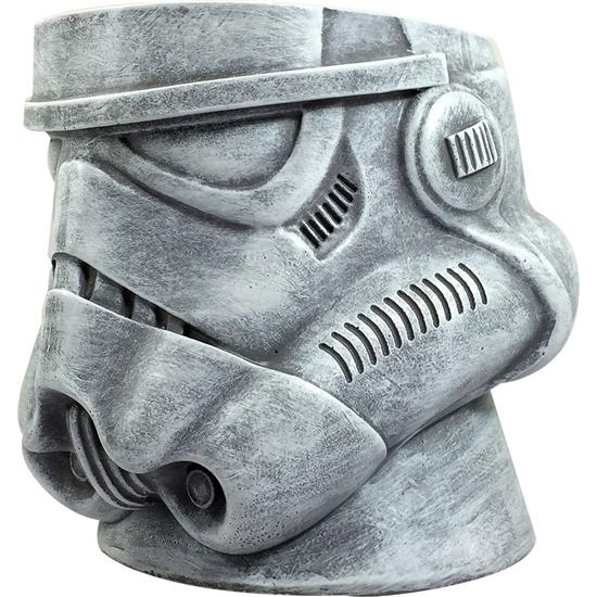 Star Wars: Stormtrooper Urtepotteskjuler 15 cm (Stone Look)