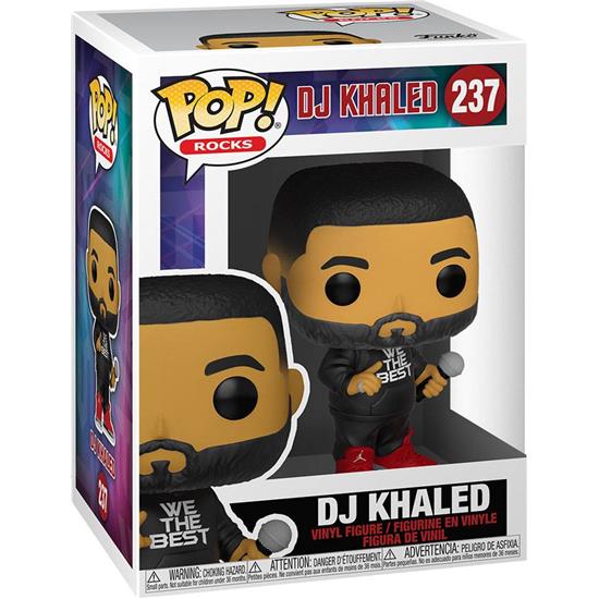 DJ Khaled: DJ Khaled POP! Rocks Vinyl Figur (#237)