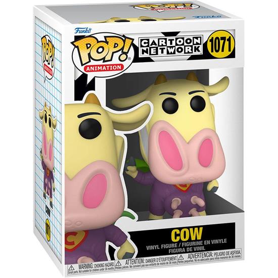 Cow and Chicken: Super Cow POP! Animation Vinyl Figur (#1071)