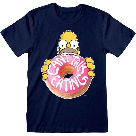 Simpsons: Homer Donut - Cant Talk - Eating T-Shirt