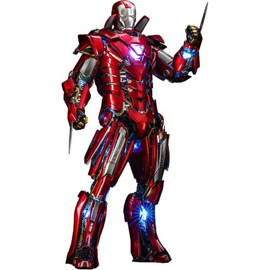 Iron Man: Silver Centurion (Armor Suit Up Version) Movie Masterpiece Action Figure 1/6 32 cm
