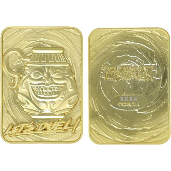 Yu-Gi-Oh: Pot of Greed (gold plated) Replica Card