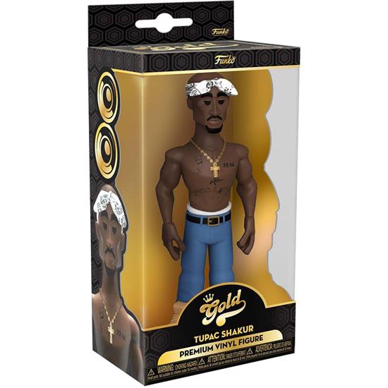 Tupac Shakur: Tupac Vinyl Gold Figure 13 cm