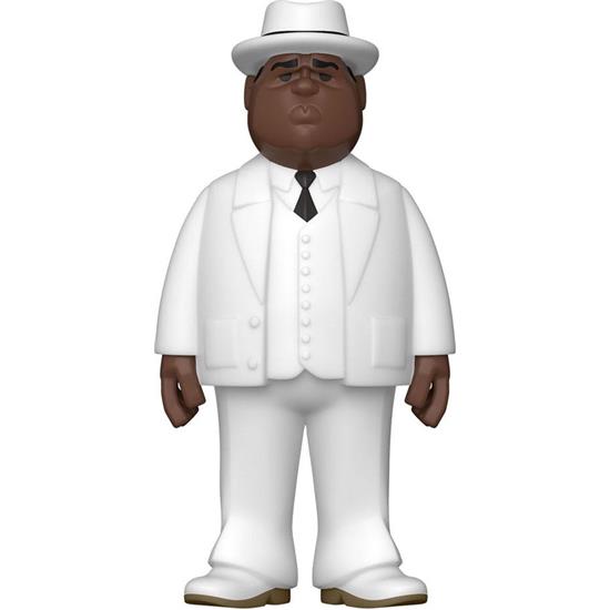 Notorious B.I.G: Biggie Smalls White Suit Vinyl Gold Figure 13 cm