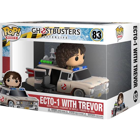 Ghostbusters: Ecto 1 w/Trevor and Scissor Seat POP! Rides Vinyl Figur (#83)