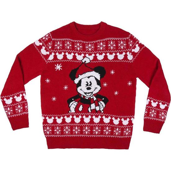 Jul: Mickey Strikket Jule Sweater