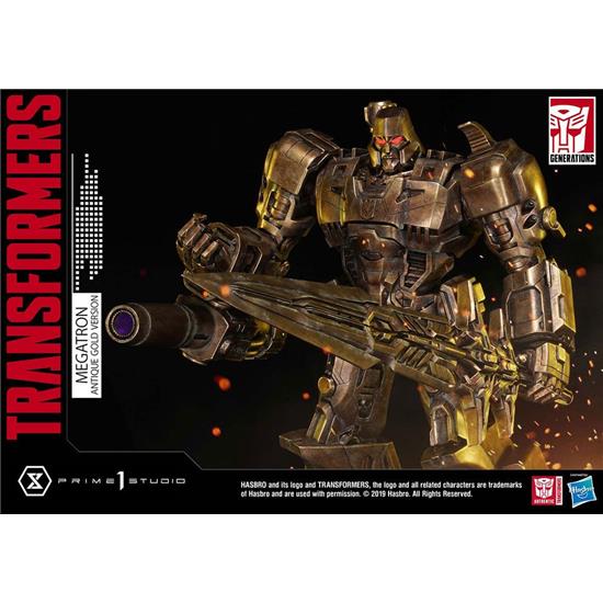 Transformers: Megatron Antique Gold Statue 60 cm