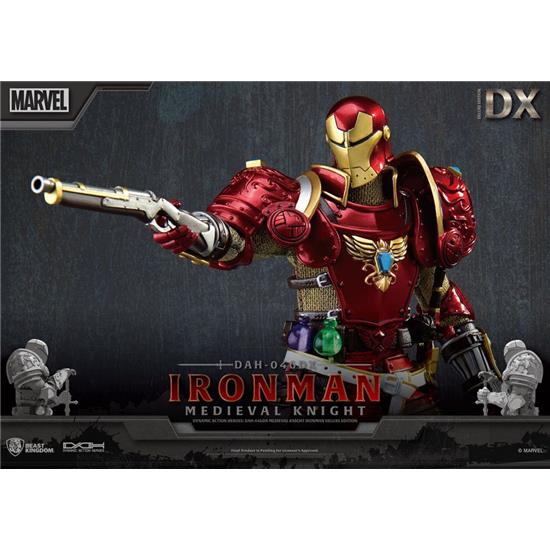 Marvel: Medieval Knight Iron Man Deluxe Version Dynamic 8ction Heroes Action Figure 1/9 20 cm