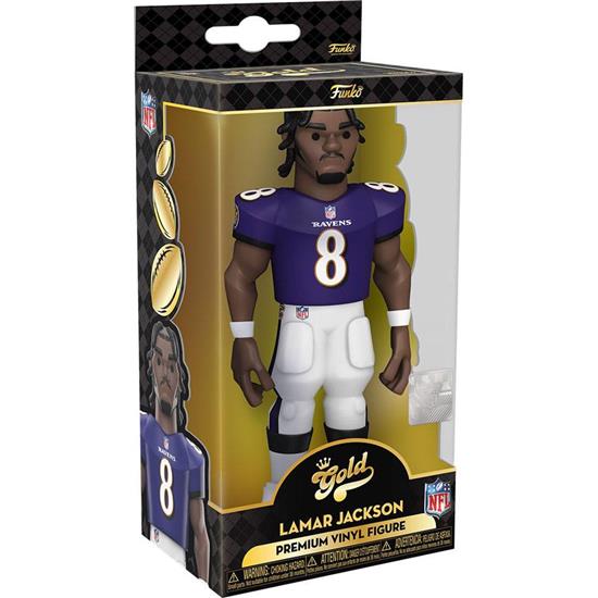 NFL: Lamar Jackson (Ravens) Vinyl Gold Figur 13 cm