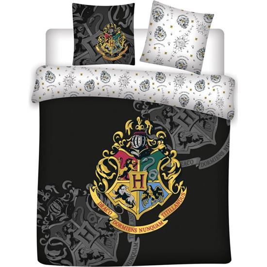 Harry Potter: Sort Hogwarts Dobbeltdyne Sengetøj