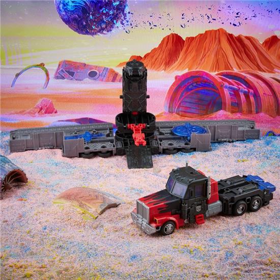 Transformers: Laser Optimus Prime Legacy Voyager Action Figure 18 cm