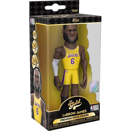 NBA: LeBron James (Lakers) Vinyl Gold Figur 13 cm