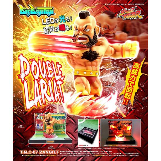 Street Fighter: Zangief Statue with Sound & Light Up 17 cm