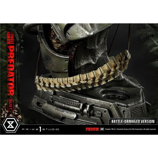 Predator: Hunter Predator Battle-Damaged Version Buste 1/3 Jungle 37 cm