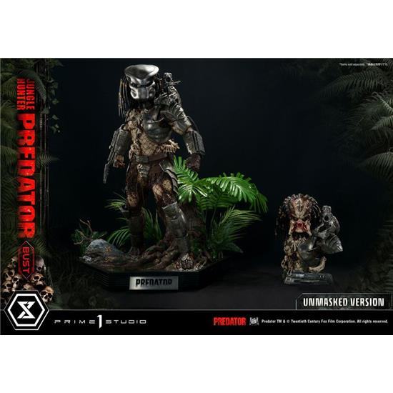 Predator: Jungle Hunter Predator Unmasked Version Buste 1/3 37 cm