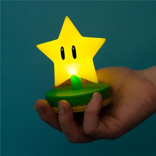 Super Mario Bros.: Super Star Icons Lampe