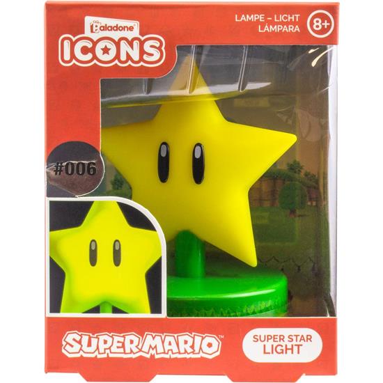 Super Mario Bros.: Super Star Icons Lampe