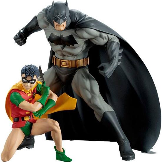 Batman: Batman & Robin ARTFX+ Statue 2-Pak