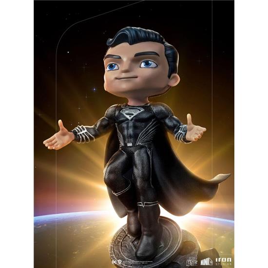 Justice League: Superman Black Suit Mini Co. Deluxe Figure 18 cm