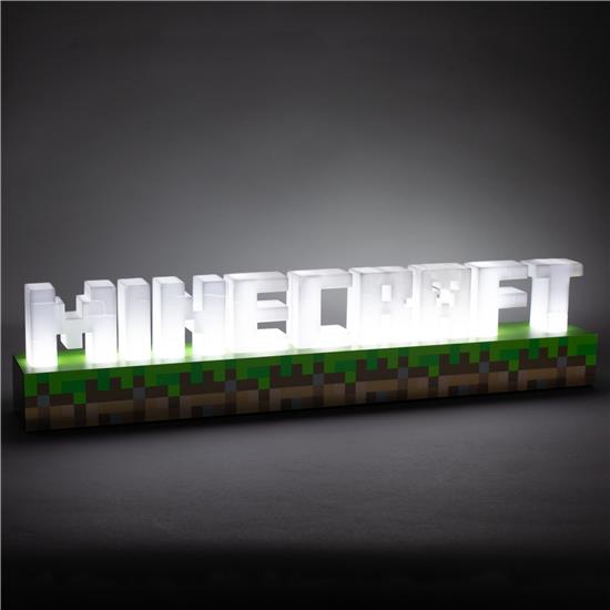 Minecraft: Minecraft Logo Lampe