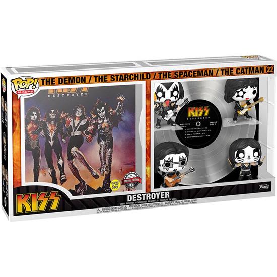 Kiss: KISS Destroyer GITD POP! Albums Vinyl Figur