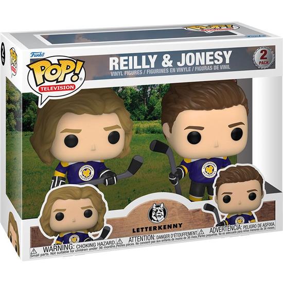 Letterkenny: Reilly & Jonesy in Jerseys POP! TV Vinyl Figurer 2-Pak