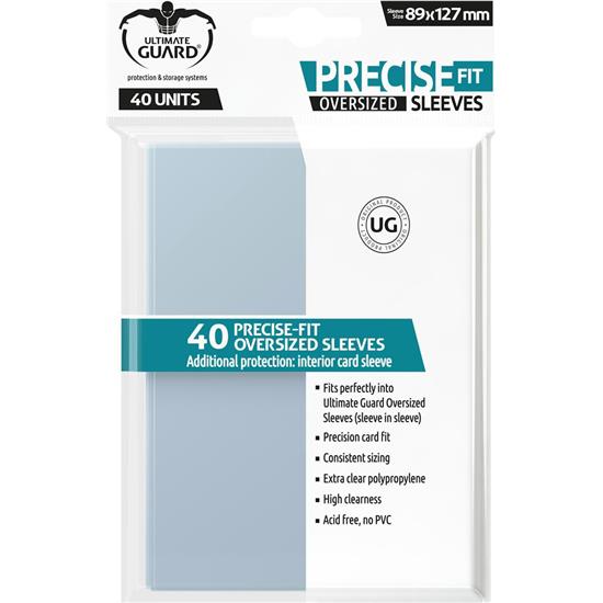 Diverse: Ultimate Guard Precise-Fit Sleeves Oversized Transparent (40)
