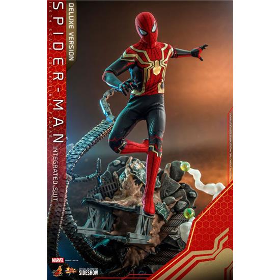 Spider-Man: Spider-Man (Integrated Suit) Deluxe Ver. Movie Masterpiece Action Figure 1/6