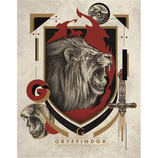 Harry Potter: Gryffindor Art Print 36 x 28 cm