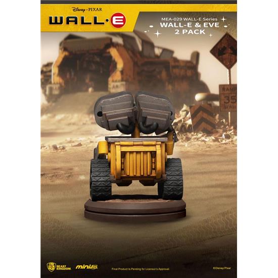Wall-E: Wall-E & Eve Mini Egg Attack Figures 2-Pack 8 cm