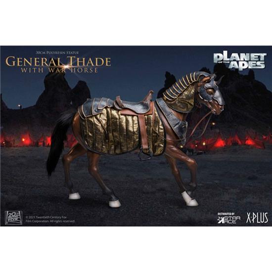 Planet of the Apes: General Thade with Horse Statue 30 cm