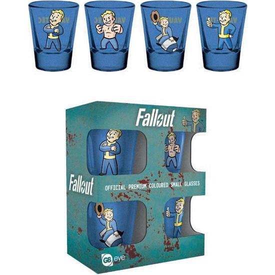 Fallout: Fallout Vault Boy Shot glas 4-Pak