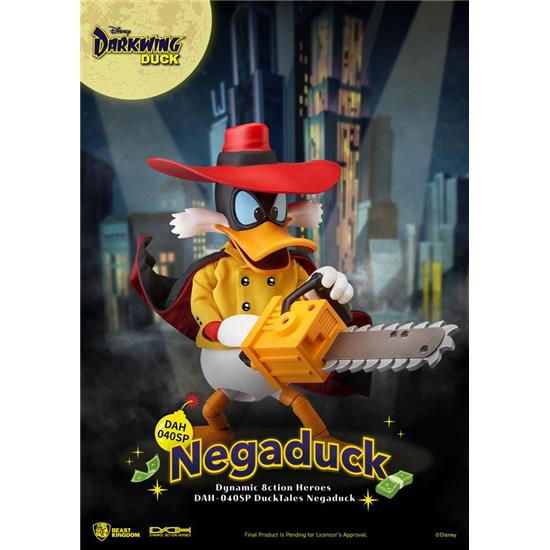 Disney: NegaDuck Dynamic 8ction Heroes Action Figure 1/9 16 cm