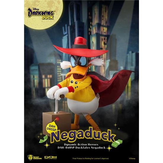 Disney: NegaDuck Dynamic 8ction Heroes Action Figure 1/9 16 cm