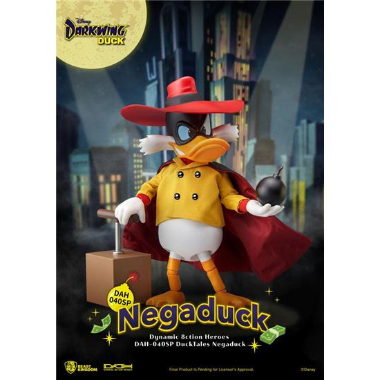 Disney: NegaDuck Dynamic 8ction Heroes Action Figure 1/9 16 cm