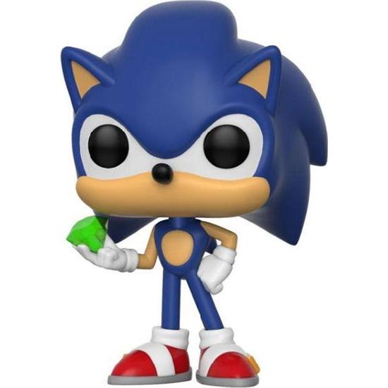 Sonic The Hedgehog: Sonic med Emerald POP! Vinyl Figur (#284)