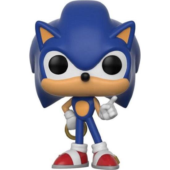 Sonic The Hedgehog: Sonic med Ring POP! Vinyl Figur (#283)