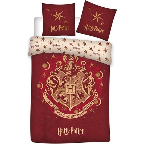 Harry Potter: Rødt Hogwarts Vendbar Sengetøj