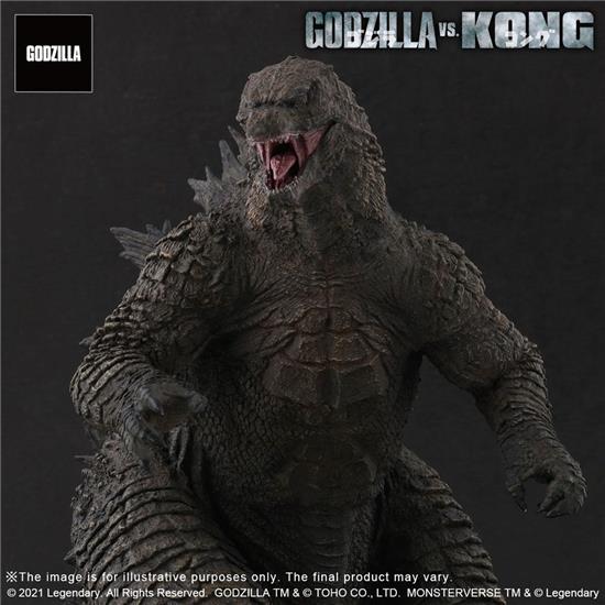 Godzilla: Godzilla vs. Kong 2021 TOHO Large Kaiju Series Statue 26 cm