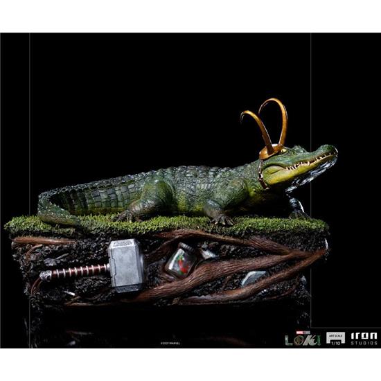 Loki: Alligator (Loki) Art Scale Statue 1/10 15 cm