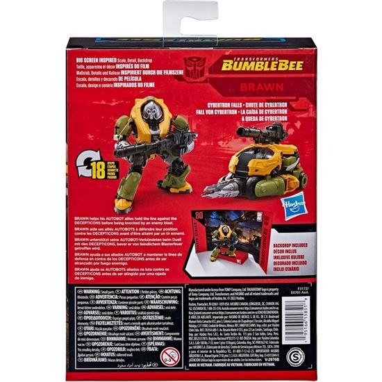 Transformers: Brawn (Bumblebee Studio Series) Deluxe Class Action Figure 11 cm