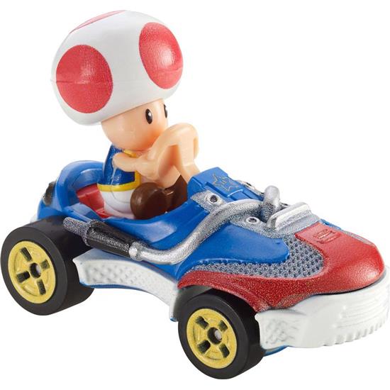 Super Mario Bros.: Mario Kart Diecast Bil Toad (Sneeker) 1/64 8 cm