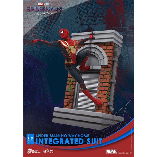 Spider-Man: Spider-Man Integrated Suit Closed Box Version D-Stage PVC Diorama 16 cm