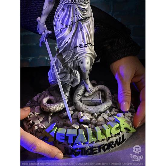Metallica: Lady Justice Rock Ikonz On Tour Statue