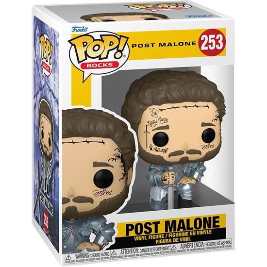 Post Malone: Post Malone Knight POP! Rocks Vinyl Figur (#253)