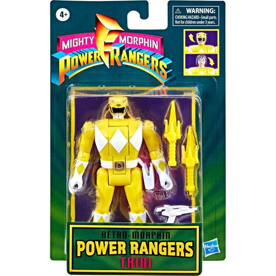 Power Rangers: Yellow Ranger Trini Retro-Morphin Series Action Figures 10 cm