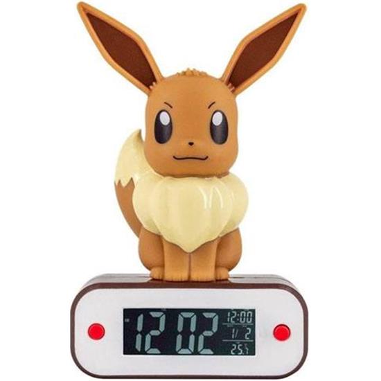 Pokémon: Evoli Vækkeur med Lys 22 cm
