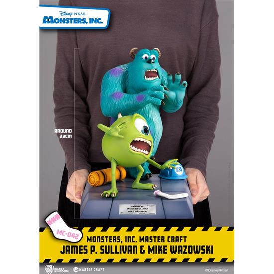 Monsters: James P. Sullivan and Mike Wazowski Master Craft Statue 34 cm
