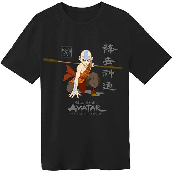 Manga & Anime: Aang in Knee Bend Pose T-Shirt 